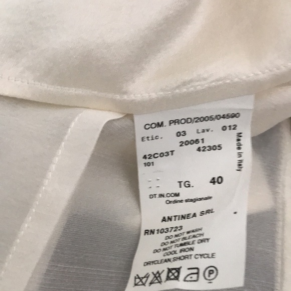 🇮🇹ARMANI Dress Up women’s Blouse long sleeve Size 6 - Picture 10 of 17